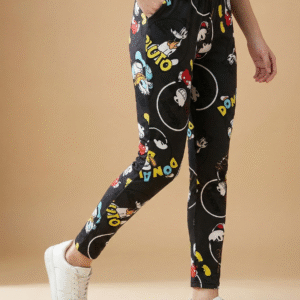 black base with mickeymouse pant